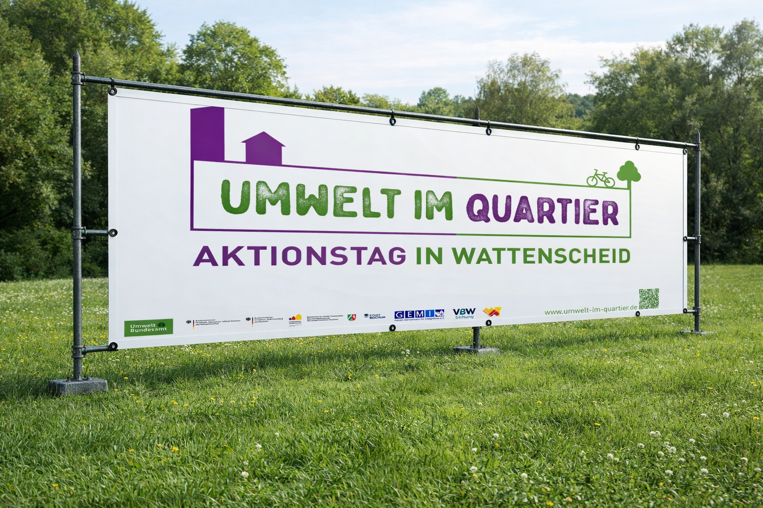 Umwelt im Quartier — Banner Design