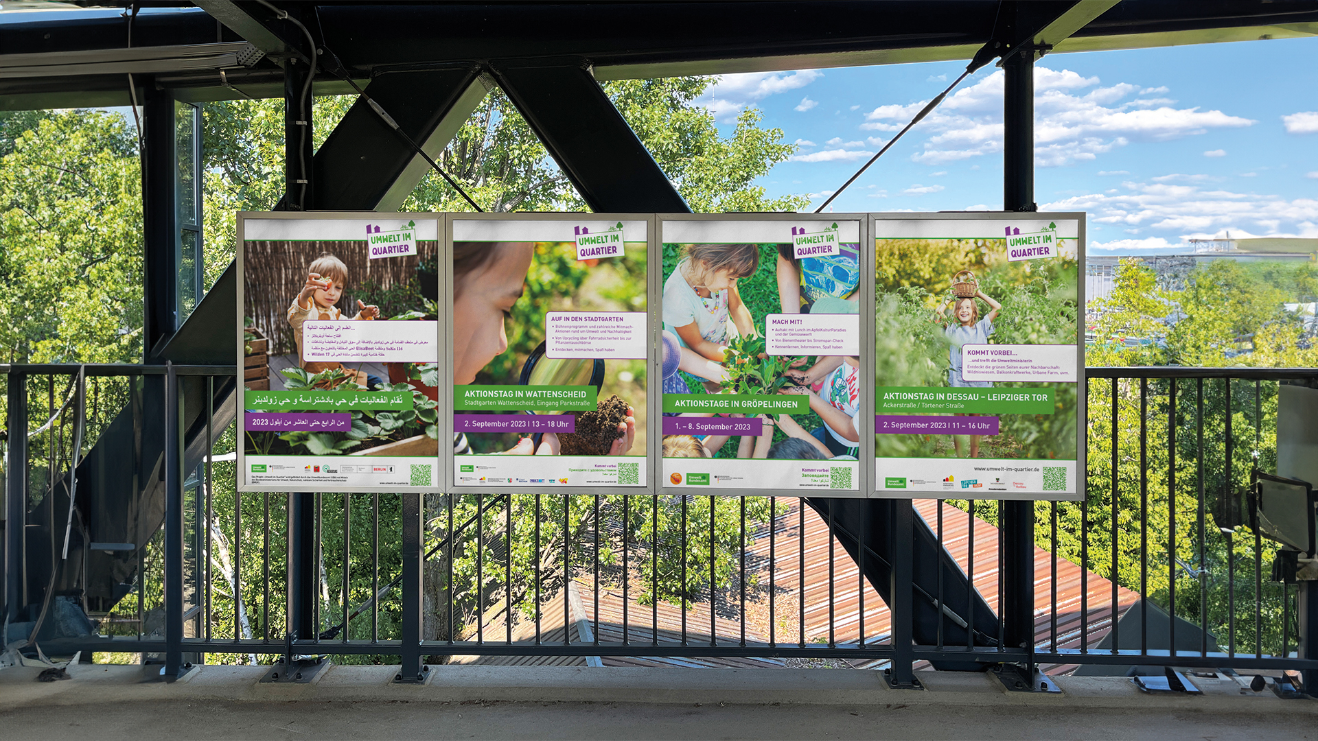 Umwelt im Quartier — Poster